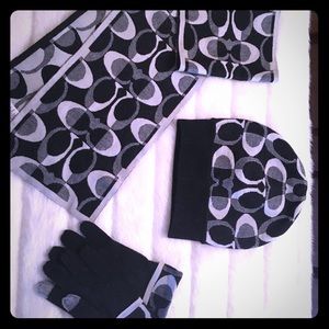 Coach scarf set